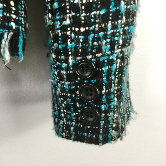 Taiga Tweed Blue and Black Suit Size 6 - Picture 13 of 14